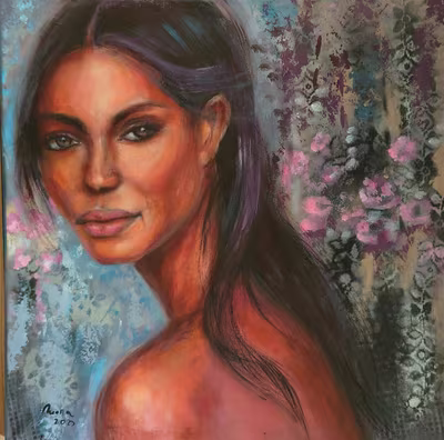 Pictura "Flori de cires"