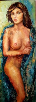 Pictura "Dor de primavara"